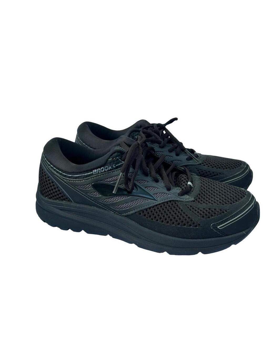 Brooks Addiction Walker V-Strap Black Walking Shoes Men’s Size 9.5 D